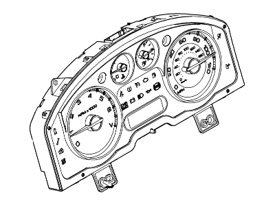 2008 Ford Taurus X Instrument Cluster - 8F9Z-10849-L