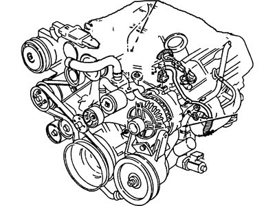 Mercury Sable Alternator - E9PZ-10346-ERM