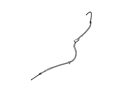 Lincoln Parking Brake Cable - 8L1Z-2853-A