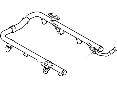 Mercury Fuel Rail - 3F2Z-9F792-DA