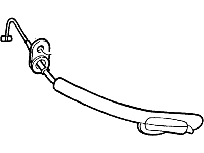 Mercury Throttle Cable - XF1Z-9A758-AA