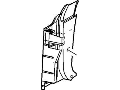 Ford F8AZ-5422843-AA Reinforcement Assembly - Door Hinge, Driver Side