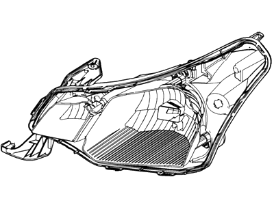 Ford 8S4Z-13008-B Headlamp Assy