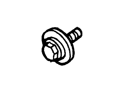 Ford F58Z-6A340-A Bolt - Flanged Hex.
