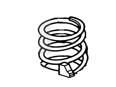 Mercury Grand Marquis Coil Springs - F4AZ-5310-H