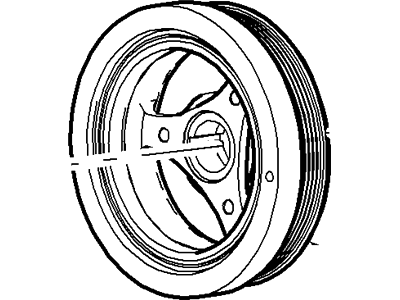 Ford 2L1Z-6312-AA Pulley - Crankshaft