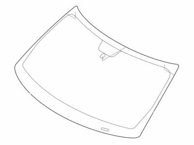 Ford GB5Z-7803100-A Glass - Windscreen