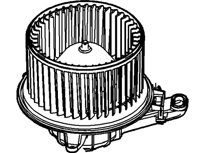 Lincoln CL1Z-19805-A Fan And Motor Assy