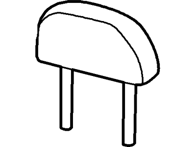 Ford 1L2Z-78611A08-CAF Head Rest Assy