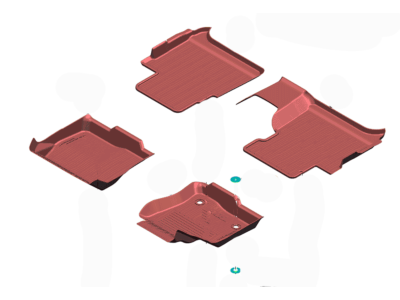 Ford KT1Z-1713300-CA Mat - Front Floor
