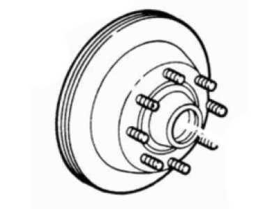 Ford YC2Z-1V102-DA Hub And Disc Assy                  
