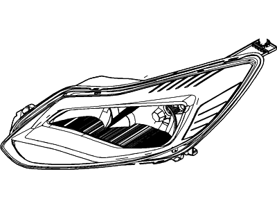 Ford BM5Z-13008-C Headlamp Assy