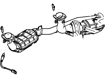 Mercury Sable Catalytic Converter - 5F2Z-5F250-AA