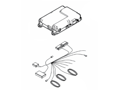 Ford JL1Z-19A361-A Electronic Module JL1Z-19A361-A Ford Electronic Module Illustration 1 of 1