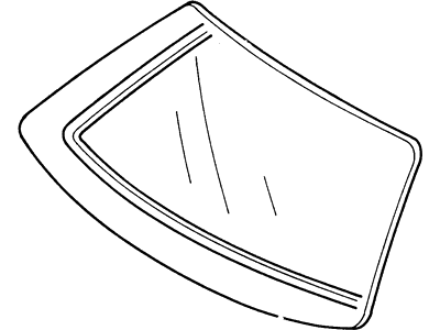 1994 Ford Aspire Windshield - F4BZ-6103100-B