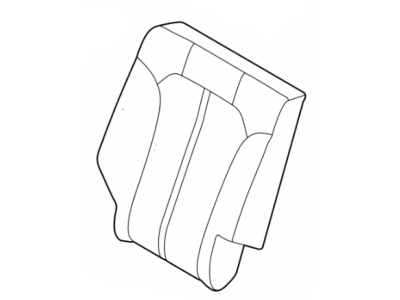 Lincoln EA1Z-7866601-BA Cover Assy - Rear Seat Back