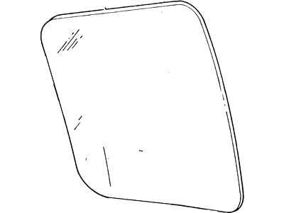 Ford E7TZ-3525712-A Door Glass