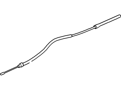 Ford CL3Z-2A635-K Rear Cable, Driver Side