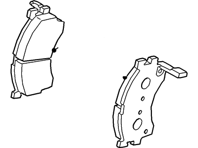 Mercury 1U2Z-2V001-BA Pad