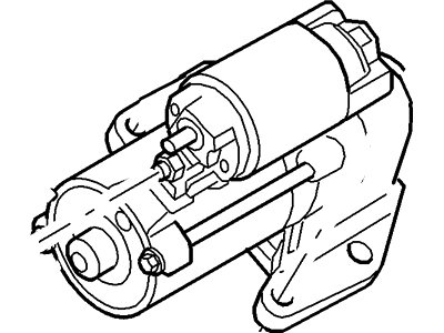 Mercury 5L8Z-11V002-AARM Starter Motor Assy