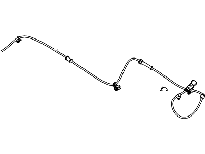 Ford AL5Z-2C190-B Sensor Assembly, Passenger Side AL5Z-2C190-B Ford Sensor Assembly, Passenger Side Illustration 1 of 1