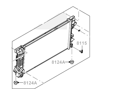 Lincoln 7L1Z-8005-B Radiator Assy