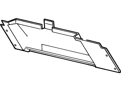 1986 Mercury Capri Glove Box - E4ZZ6106010B