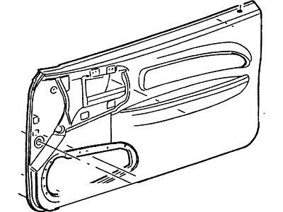 Ford F8CZ-5423942-GAD Door Trim Panel, Passenger Side