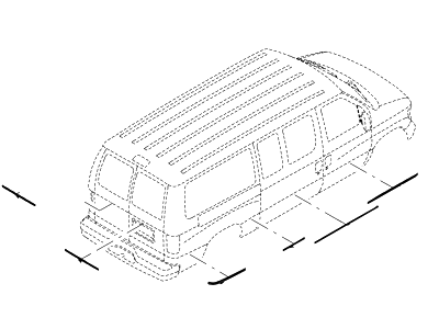 Ford 9C2Z-1620000-BA Stripe Tape