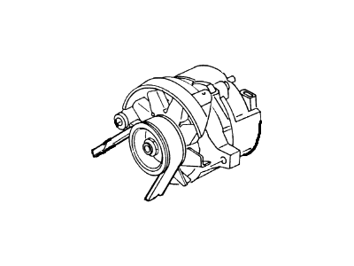 Ford E-350 Econoline Club Wagon Alternator - F4UZ-10346-A