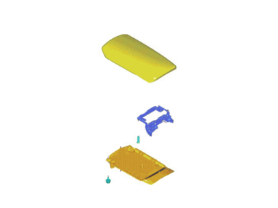 Lincoln HP5Z-5406024-AB Armrest Assy - Console