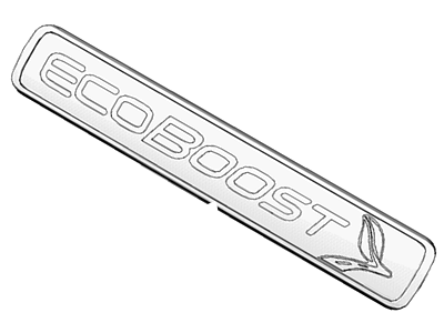 Ford D2BZ-9942528-A Name Plate