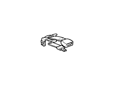 Ford F2UZ-1660044-M Belt And Buckle Assembly