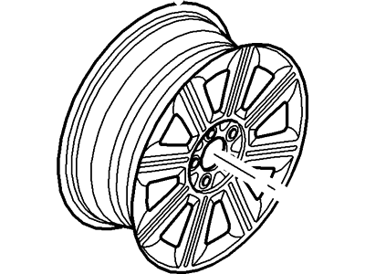 Lincoln 7A1Z-1007-B Wheel Assy