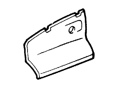 Ford XF2Z-16054-AA Apron Assembly - Front Fender