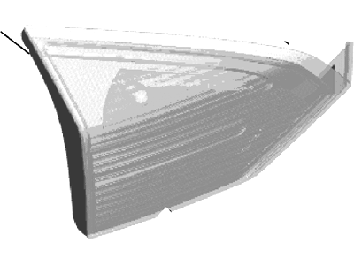 Ford D2BZ-13404-C Lamp Assy - Rear, Stop And Flasher