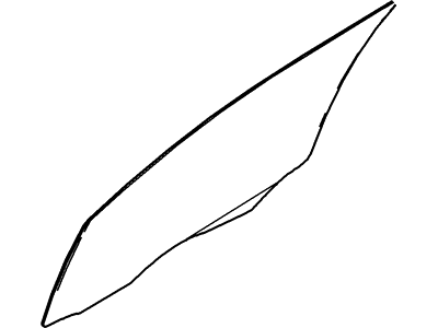 Ford 5F9Z-7421410-AA Glass - Door, Passenger Side
