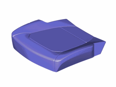 Ford KL3Z-1662900-AA Cover Assembly - Seat Cushion, Passenger Side