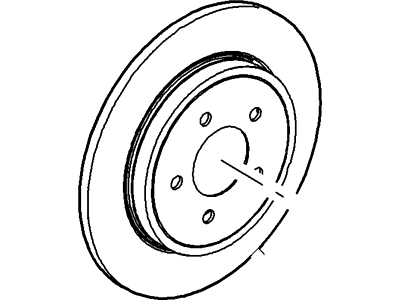 Ford 5L8Z-2C026-BA Disc - Brake