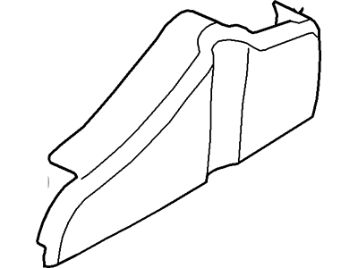 Ford 3L7Z-78613A97-ABA Cover - Rear Seat Bracket, Driver Side