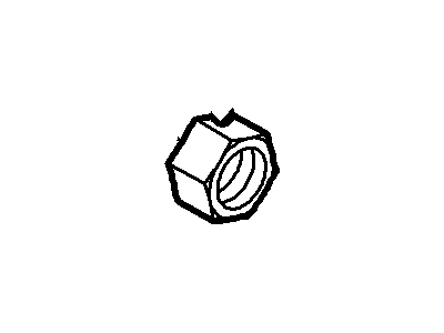 Ford F81Z-1A124-AA Axle Nut, Rear F81Z-1A124-AA Ford Axle Nut, Rear Illustration 1 of 1