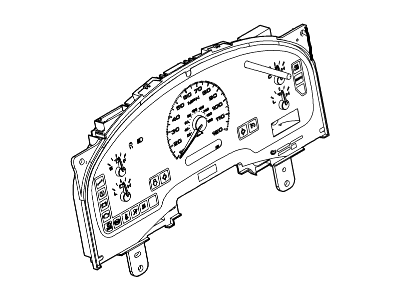 Lincoln 7L3Z-10849-GA Instrument Cluster