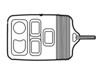 Ford Car Key - 4F2Z-15K601-AA