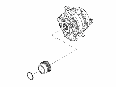 Lincoln FJ7Z-10346-A Alternator Assy