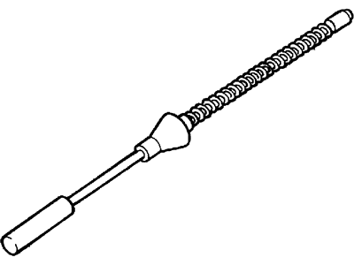 2003 Ford Focus Parking Brake Cable - YS4Z-2A635-AA