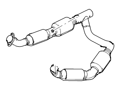 Ford E-250 Catalytic Converter - 5C2Z-5F250-A