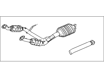 Mercury Mountaineer Catalytic Converter - 2L2Z-5F250-AB