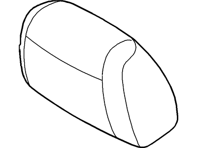 Ford BB5Z-78610A62-GA Cover - Headrest - Roll Type