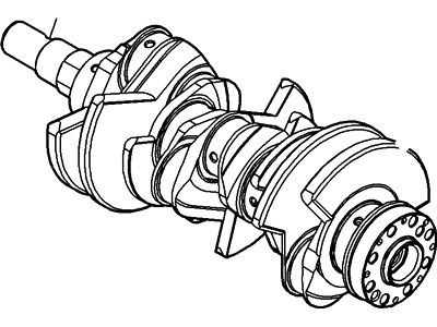 Ford Police Interceptor Utility Crankshaft - AA5Z-6303-D
