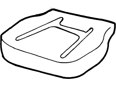Mercury XF5Z12638A04BAA Cover & Pad - Rear Seat